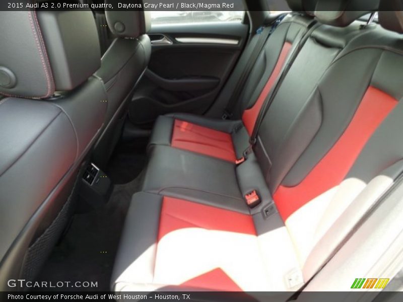 Rear Seat of 2015 A3 2.0 Premium quattro