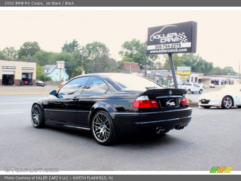 Jet Black / Black 2002 BMW M3 Coupe