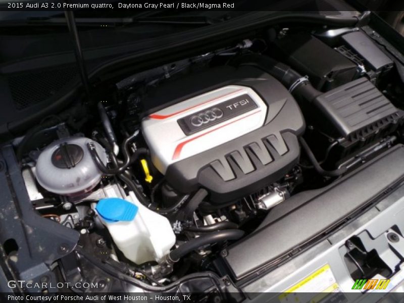  2015 A3 2.0 Premium quattro Engine - 2.0 Liter Turbocharged/TFSI DOHC 16-Valve VVT 4 Cylinder