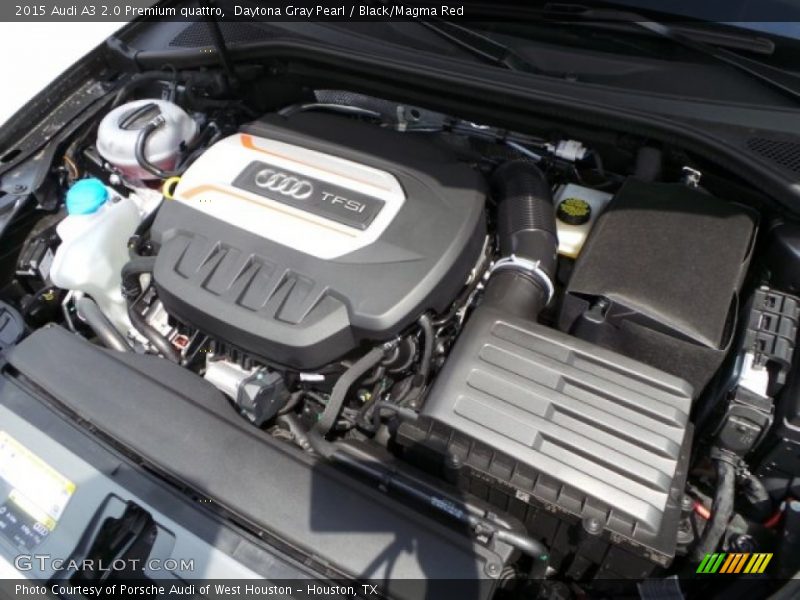  2015 A3 2.0 Premium quattro Engine - 2.0 Liter Turbocharged/TFSI DOHC 16-Valve VVT 4 Cylinder