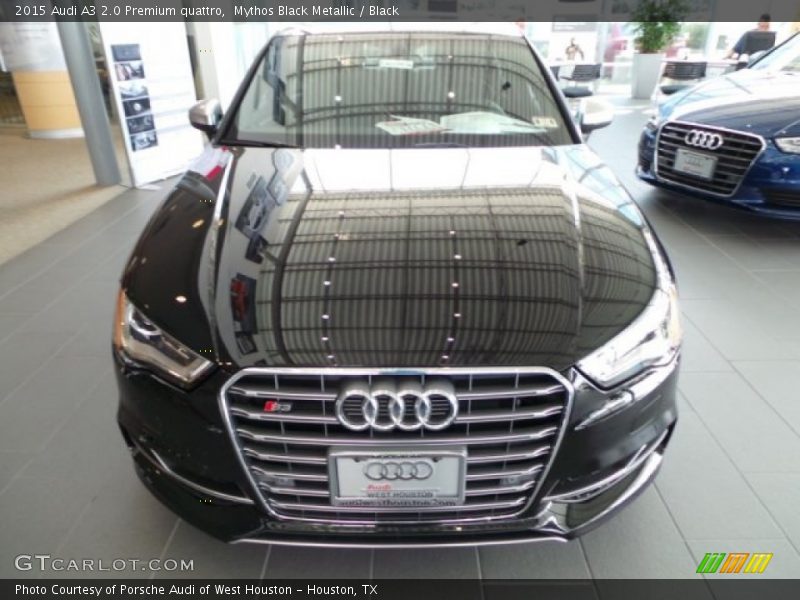 Mythos Black Metallic / Black 2015 Audi A3 2.0 Premium quattro