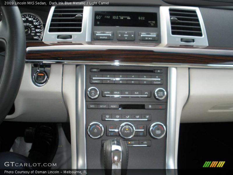 Dark Ink Blue Metallic / Light Camel 2009 Lincoln MKS Sedan