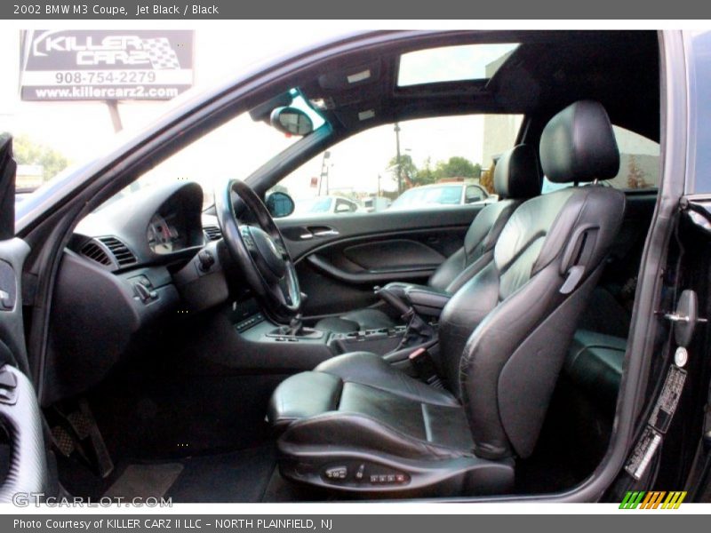 Jet Black / Black 2002 BMW M3 Coupe