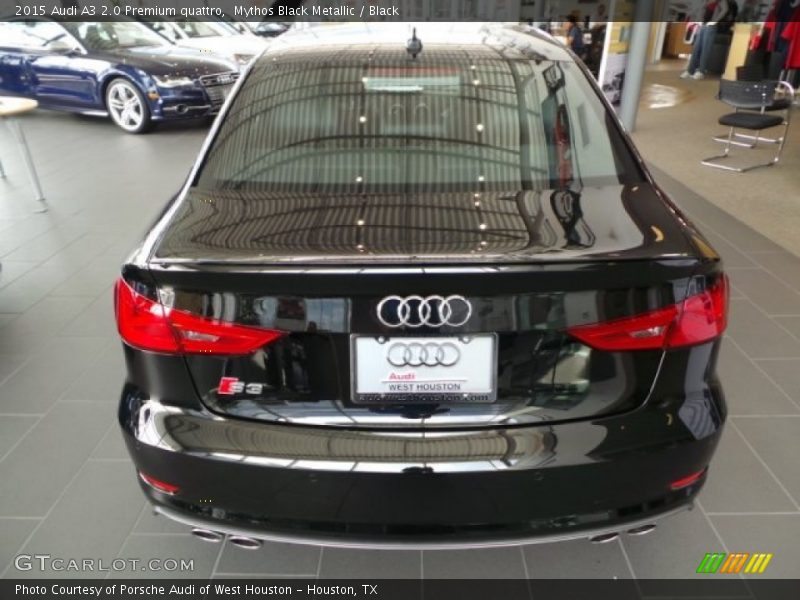 Mythos Black Metallic / Black 2015 Audi A3 2.0 Premium quattro