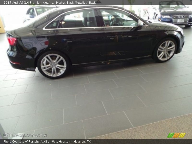 Mythos Black Metallic / Black 2015 Audi A3 2.0 Premium quattro