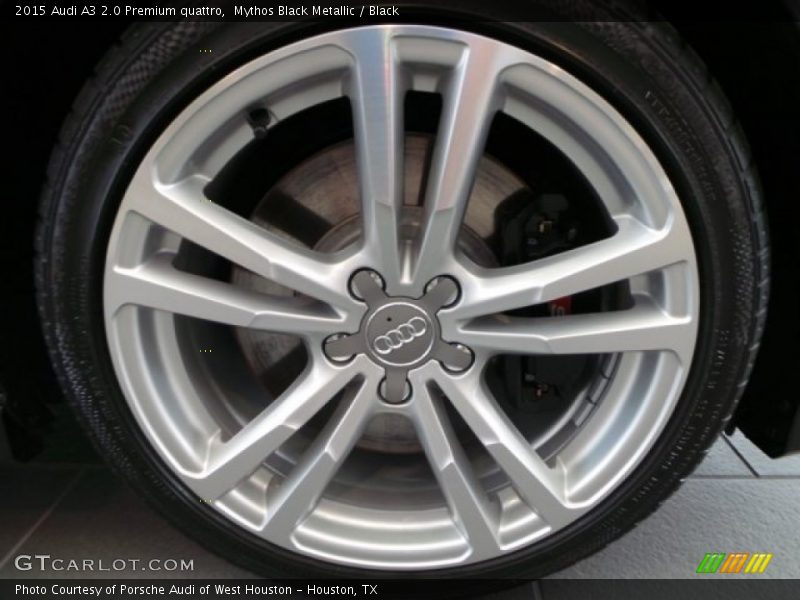 Mythos Black Metallic / Black 2015 Audi A3 2.0 Premium quattro