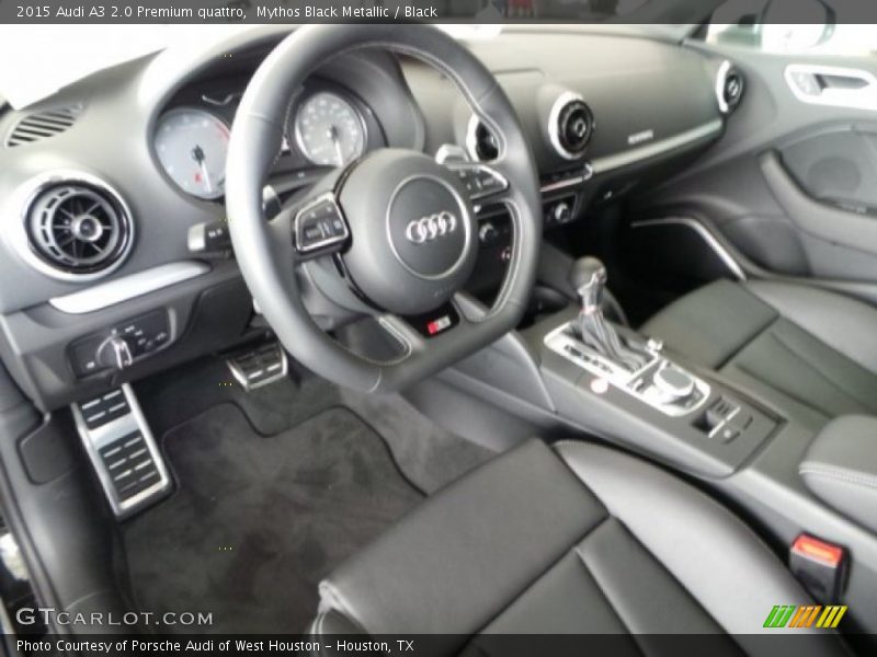 Mythos Black Metallic / Black 2015 Audi A3 2.0 Premium quattro