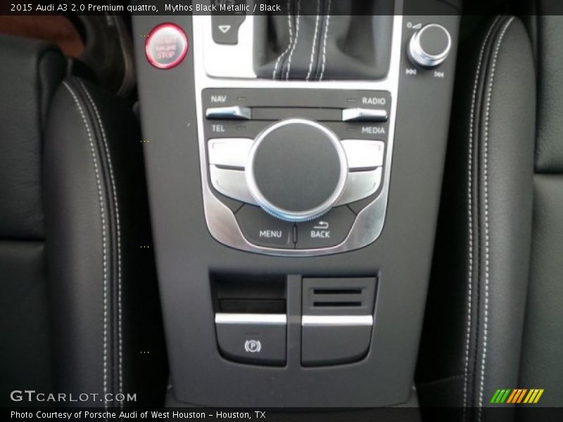 Mythos Black Metallic / Black 2015 Audi A3 2.0 Premium quattro