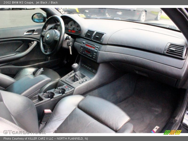 Jet Black / Black 2002 BMW M3 Coupe