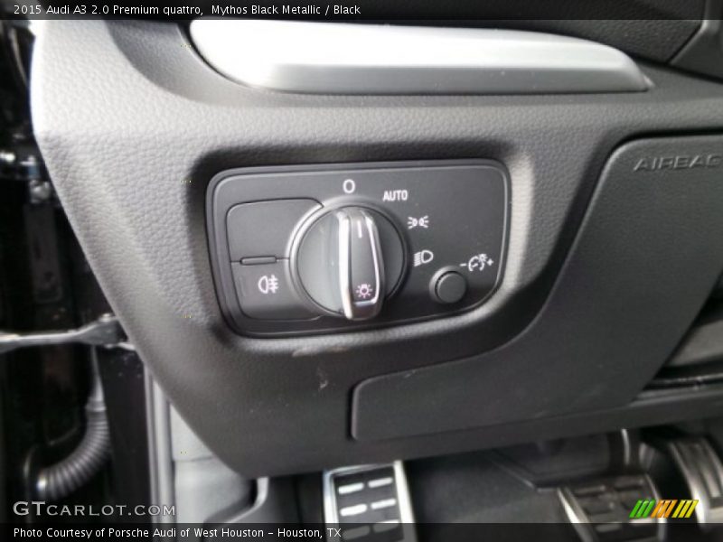 Mythos Black Metallic / Black 2015 Audi A3 2.0 Premium quattro