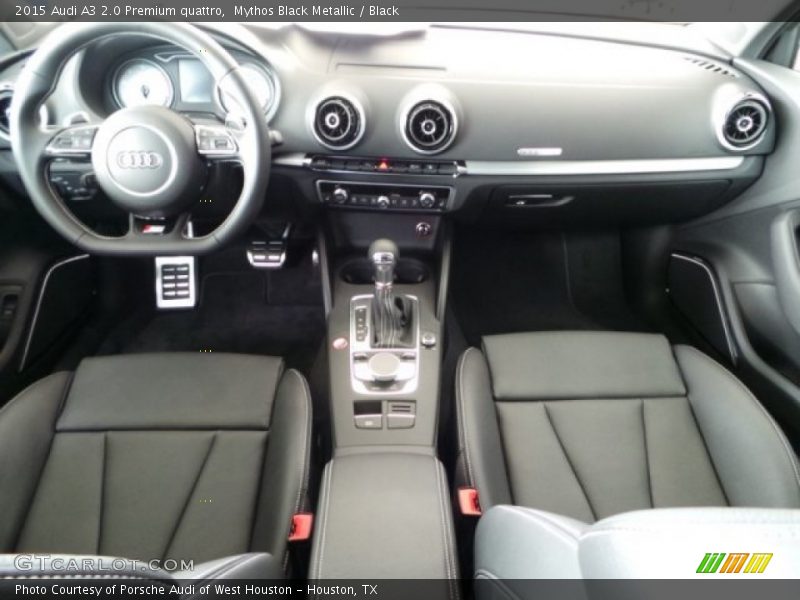 Mythos Black Metallic / Black 2015 Audi A3 2.0 Premium quattro