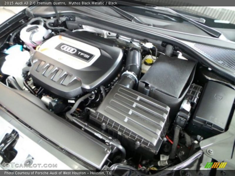 Mythos Black Metallic / Black 2015 Audi A3 2.0 Premium quattro