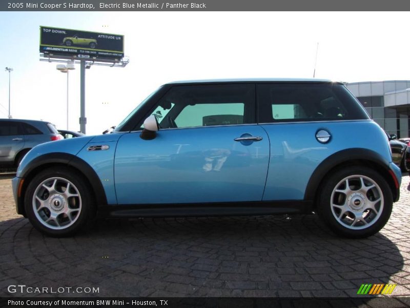 Electric Blue Metallic / Panther Black 2005 Mini Cooper S Hardtop