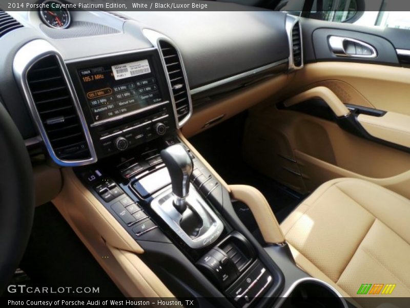 White / Black/Luxor Beige 2014 Porsche Cayenne Platinum Edition