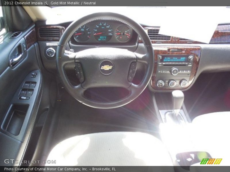 Gold Mist Metallic / Neutral 2012 Chevrolet Impala LS
