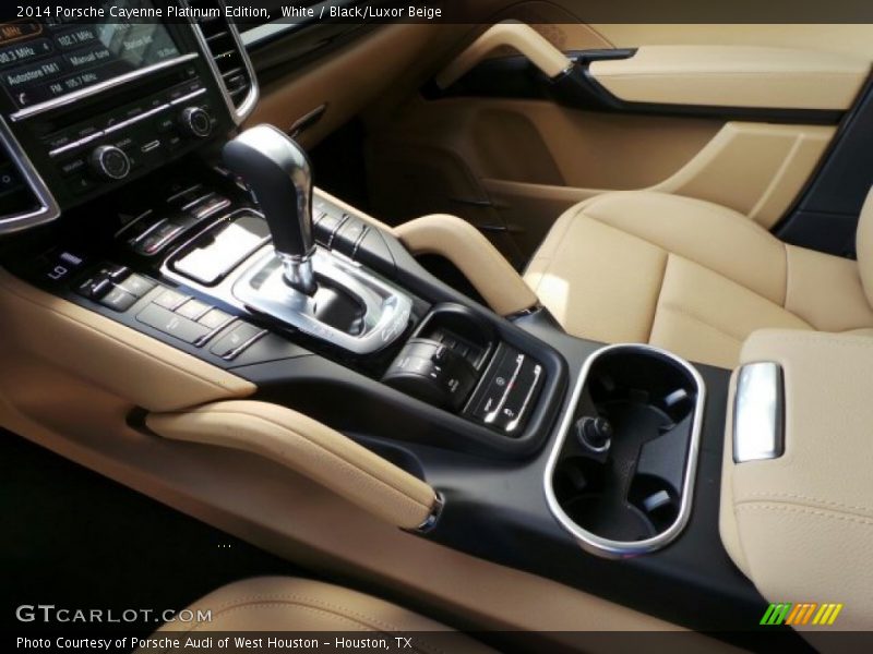 White / Black/Luxor Beige 2014 Porsche Cayenne Platinum Edition