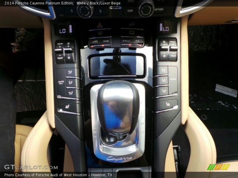 White / Black/Luxor Beige 2014 Porsche Cayenne Platinum Edition