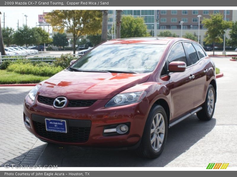 Copper Red Mica / Sand 2009 Mazda CX-7 Grand Touring