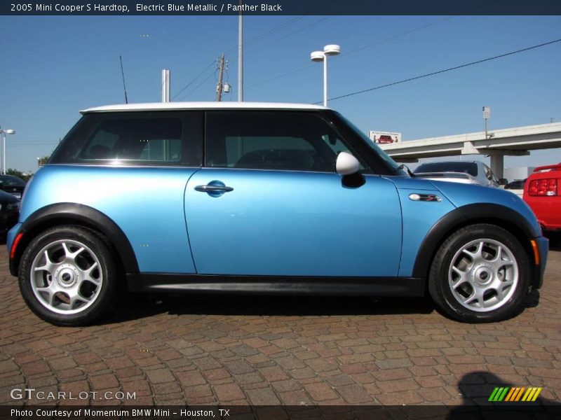 Electric Blue Metallic / Panther Black 2005 Mini Cooper S Hardtop