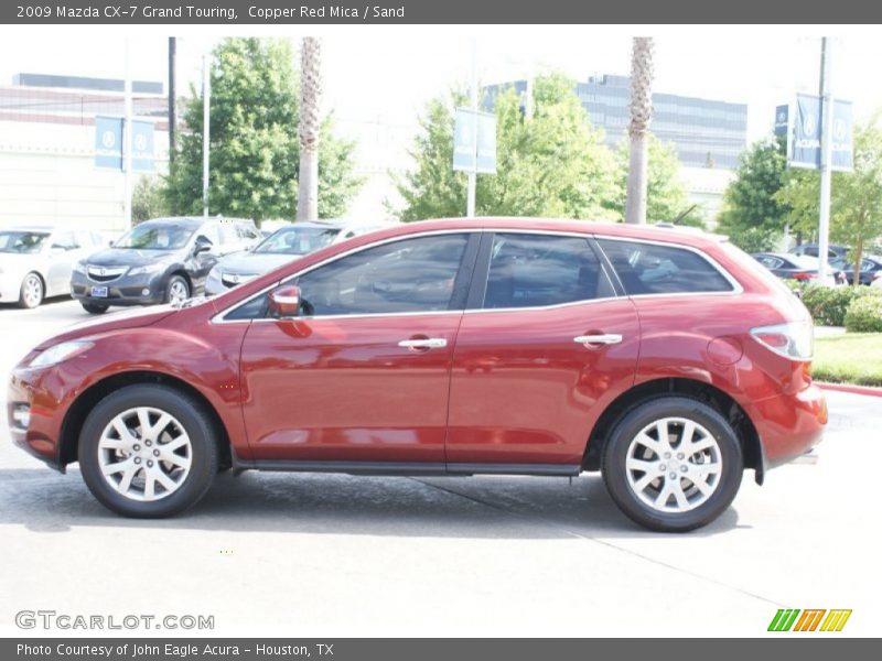 Copper Red Mica / Sand 2009 Mazda CX-7 Grand Touring