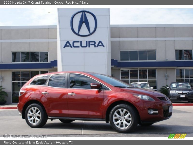 Copper Red Mica / Sand 2009 Mazda CX-7 Grand Touring