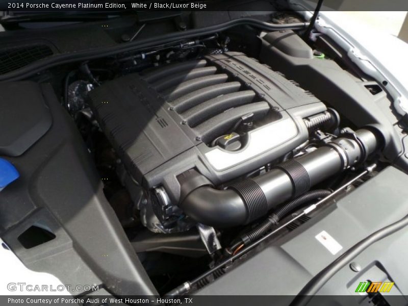 White / Black/Luxor Beige 2014 Porsche Cayenne Platinum Edition