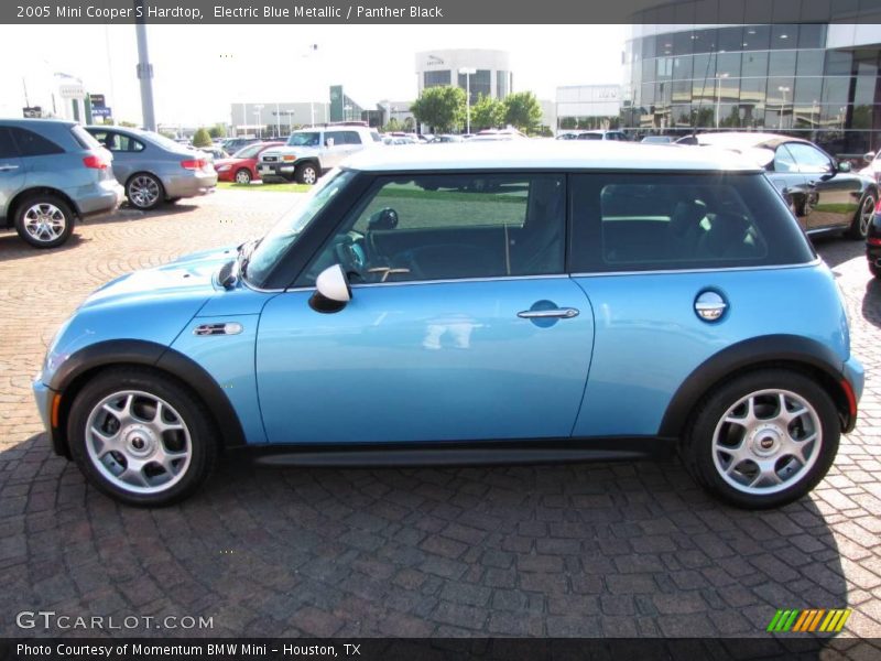 Electric Blue Metallic / Panther Black 2005 Mini Cooper S Hardtop