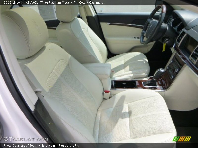 White Platinum Metallic Tri-Coat / Cashmere 2012 Lincoln MKZ AWD
