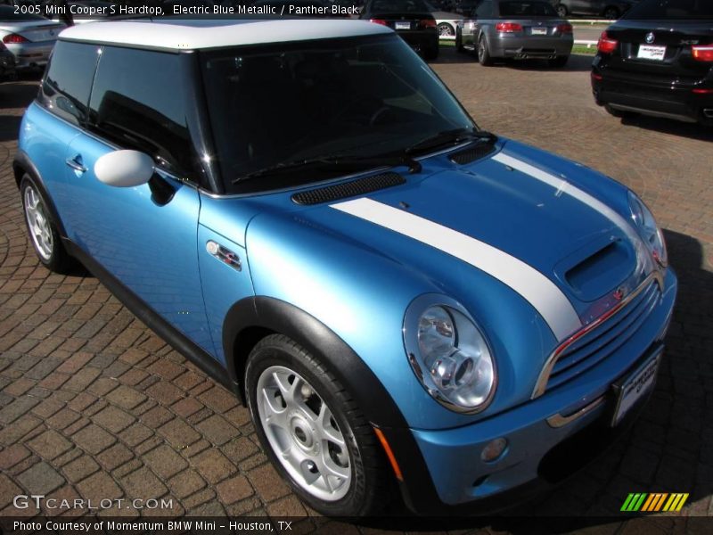 Electric Blue Metallic / Panther Black 2005 Mini Cooper S Hardtop