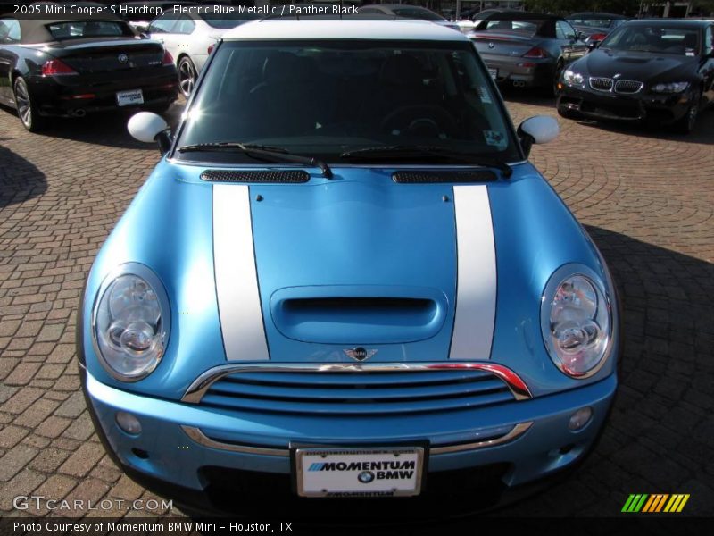 Electric Blue Metallic / Panther Black 2005 Mini Cooper S Hardtop