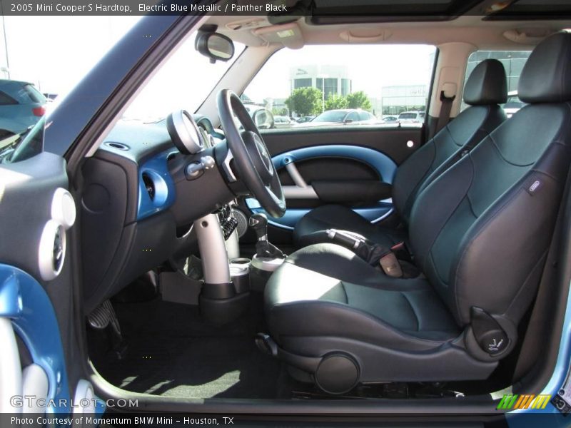 Electric Blue Metallic / Panther Black 2005 Mini Cooper S Hardtop