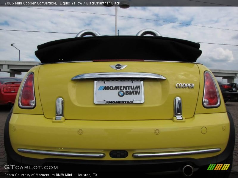 Liquid Yellow / Black/Panther Black 2006 Mini Cooper Convertible