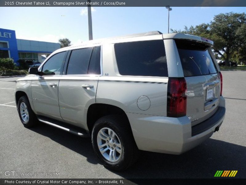 Champagne Silver Metallic / Cocoa/Dune 2015 Chevrolet Tahoe LS