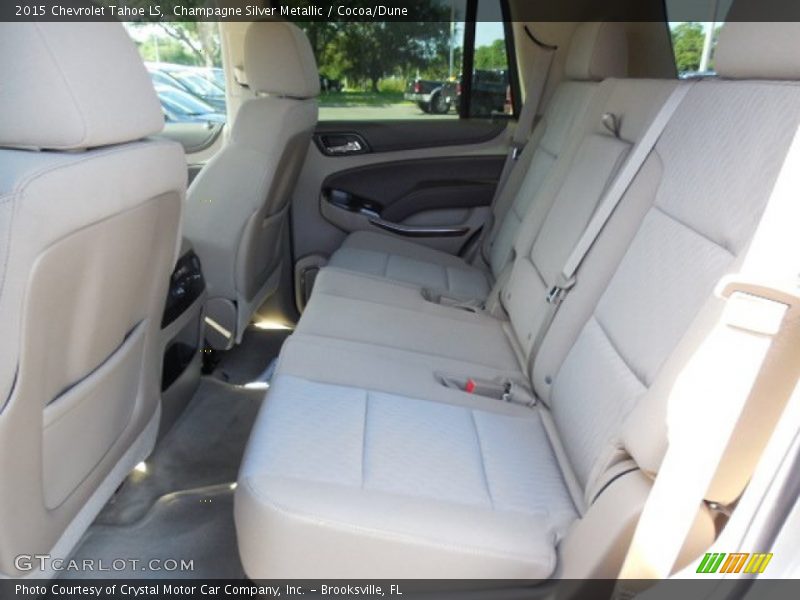 Champagne Silver Metallic / Cocoa/Dune 2015 Chevrolet Tahoe LS