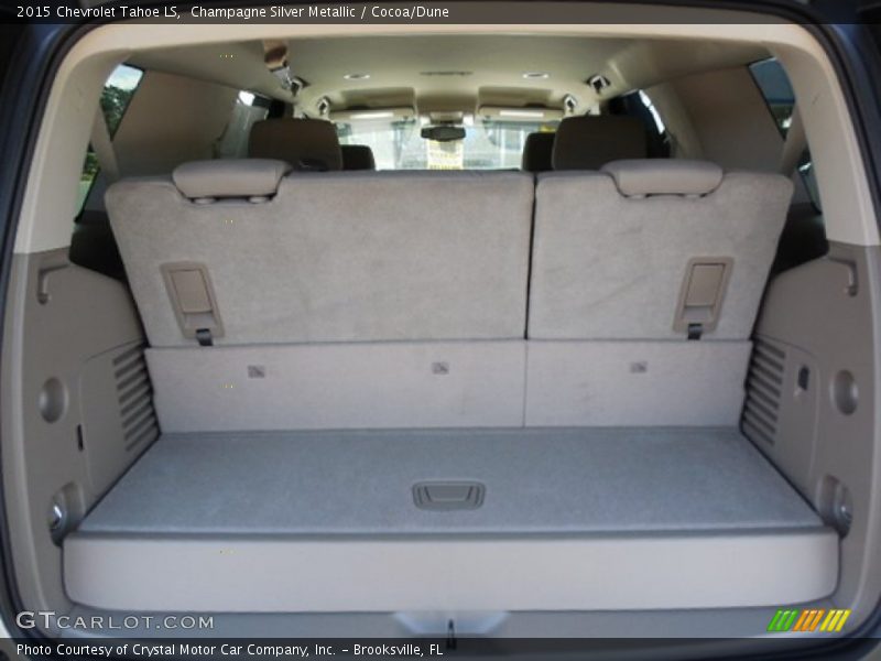 Champagne Silver Metallic / Cocoa/Dune 2015 Chevrolet Tahoe LS