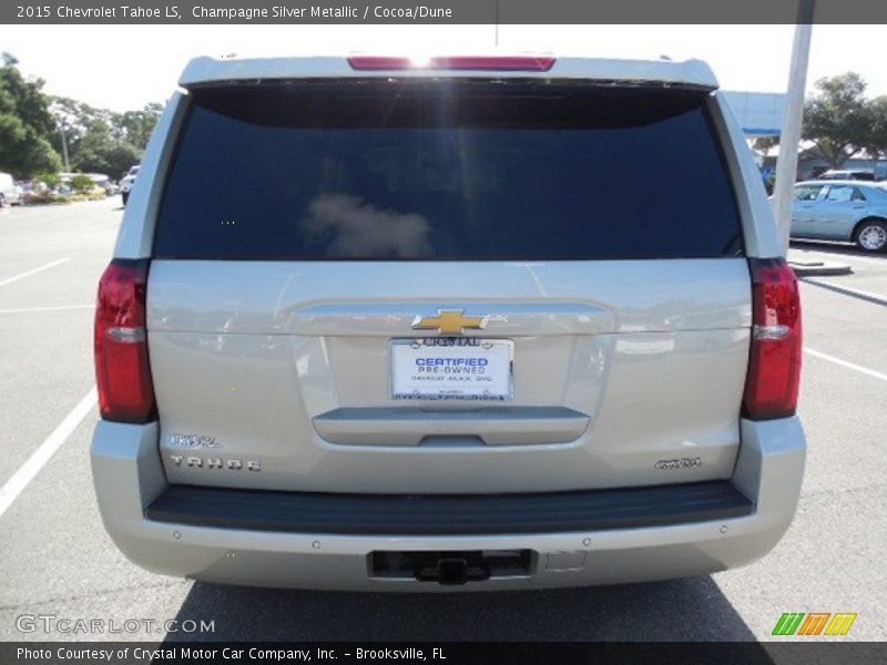 Champagne Silver Metallic / Cocoa/Dune 2015 Chevrolet Tahoe LS
