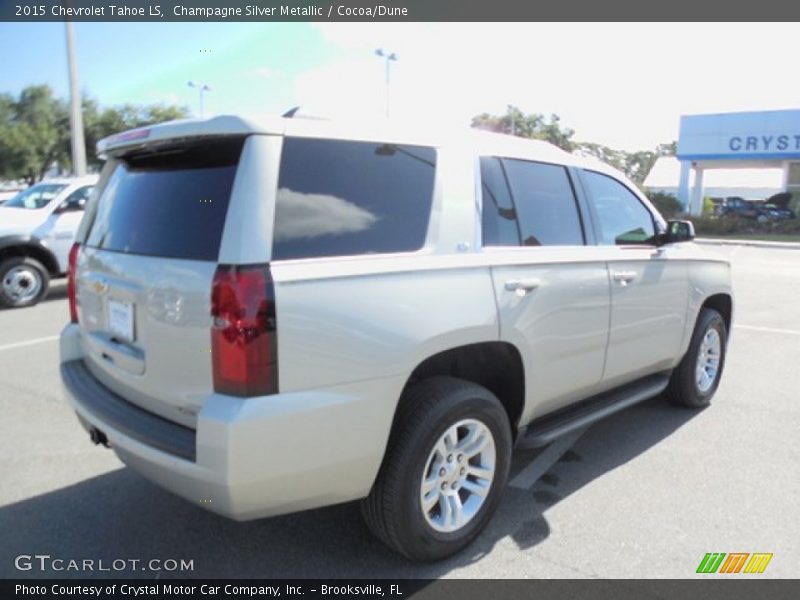 Champagne Silver Metallic / Cocoa/Dune 2015 Chevrolet Tahoe LS