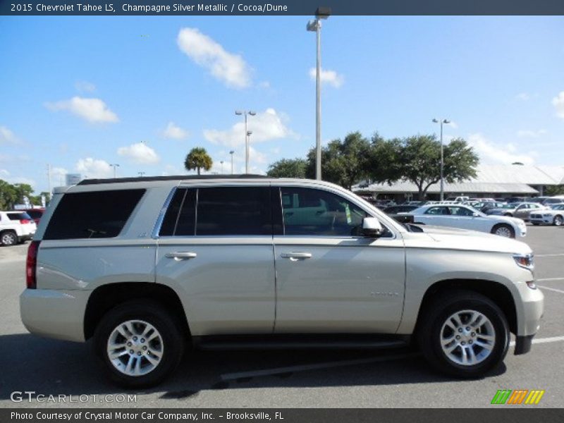 Champagne Silver Metallic / Cocoa/Dune 2015 Chevrolet Tahoe LS