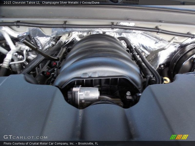Champagne Silver Metallic / Cocoa/Dune 2015 Chevrolet Tahoe LS