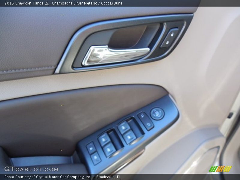 Champagne Silver Metallic / Cocoa/Dune 2015 Chevrolet Tahoe LS