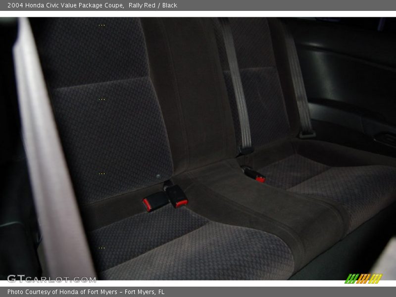 Rally Red / Black 2004 Honda Civic Value Package Coupe