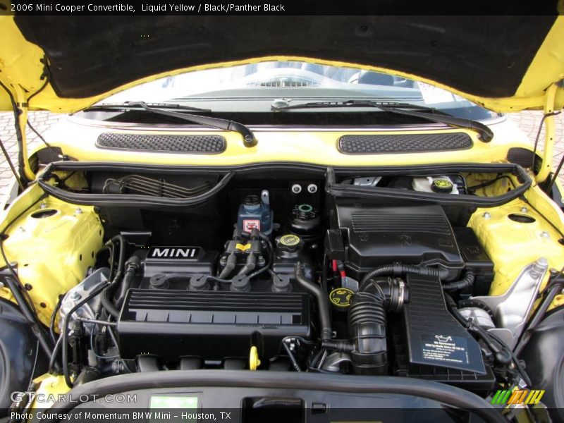 Liquid Yellow / Black/Panther Black 2006 Mini Cooper Convertible