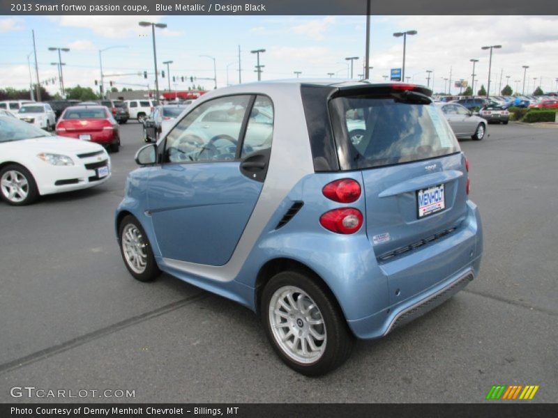 Blue Metallic / Design Black 2013 Smart fortwo passion coupe