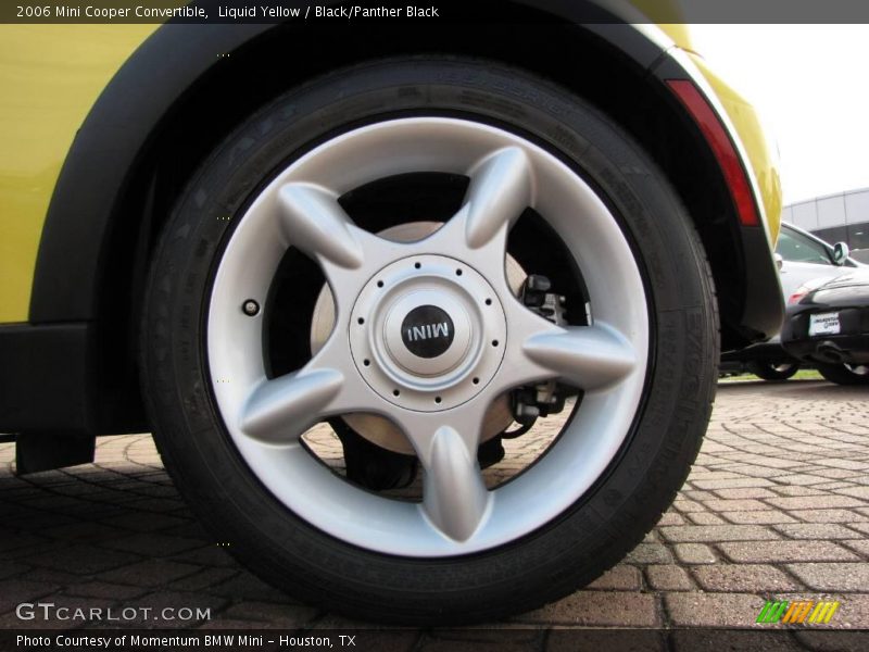 Liquid Yellow / Black/Panther Black 2006 Mini Cooper Convertible
