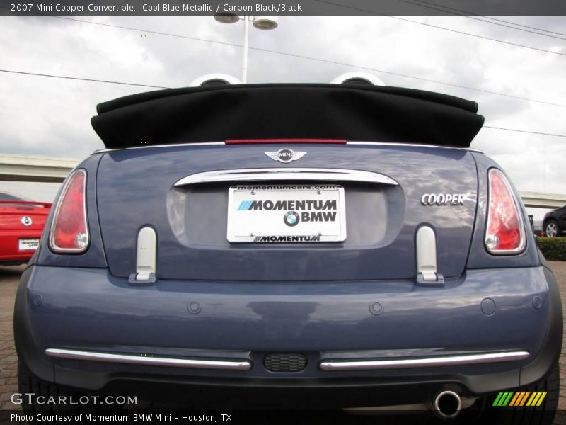 Cool Blue Metallic / Carbon Black/Black 2007 Mini Cooper Convertible