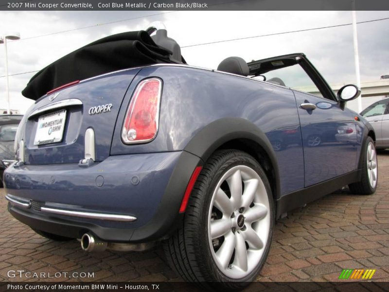 Cool Blue Metallic / Carbon Black/Black 2007 Mini Cooper Convertible