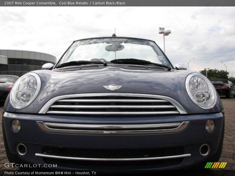 Cool Blue Metallic / Carbon Black/Black 2007 Mini Cooper Convertible