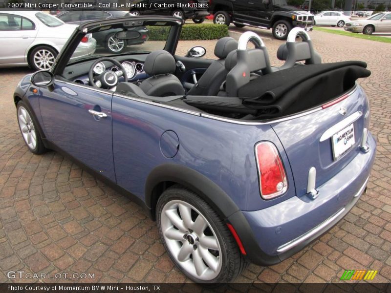 Cool Blue Metallic / Carbon Black/Black 2007 Mini Cooper Convertible