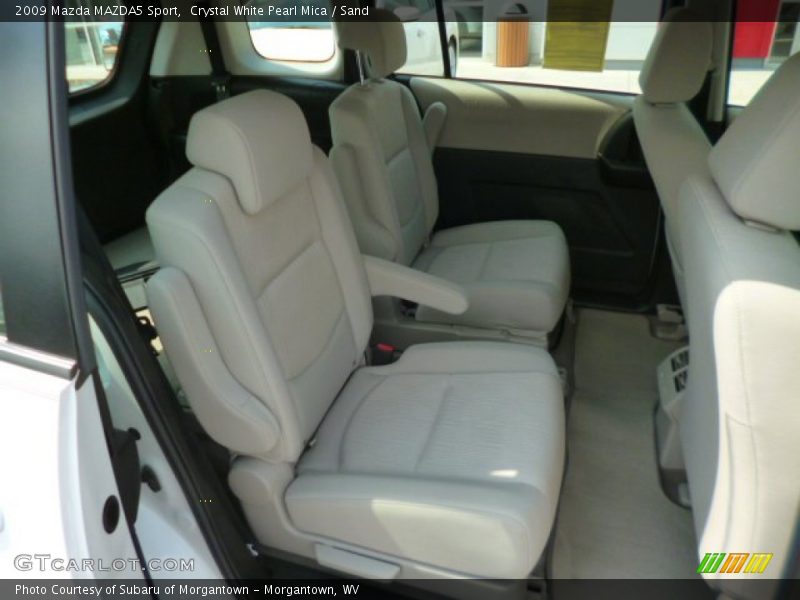 Crystal White Pearl Mica / Sand 2009 Mazda MAZDA5 Sport