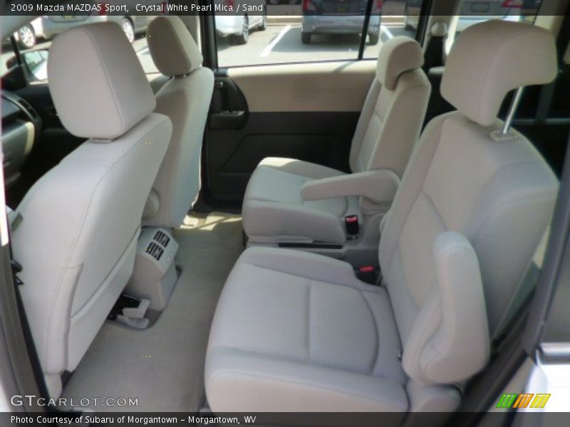 Crystal White Pearl Mica / Sand 2009 Mazda MAZDA5 Sport